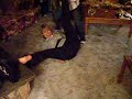 drunken strip aerobics!