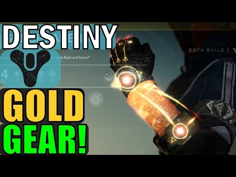 Destiny: GOLD (Exotic) Guns and Armor Overview