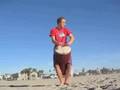 Djembe drum solo at Venice Beach 1