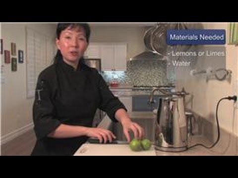 how to descale a kettle with lemon