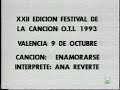 Ana Reverte: Enamorarse (OTI 1993)