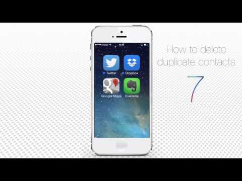 how to remove contacts from iphone