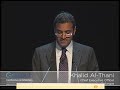 Sheikh Khalid Al-Thani speaks at Gastech 2011, Amsterdam RAI