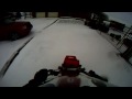 Honda 250R ATC - Christmas Day Fun In The Snow!