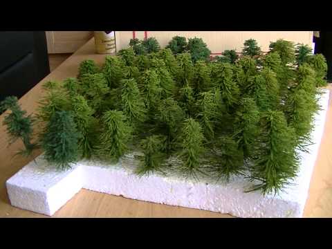 how to make n gauge trees