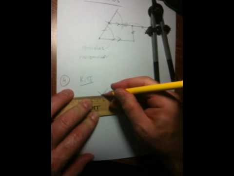 how to prove a shape is a kite
