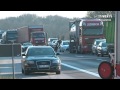 Lkwcrash auf der A 57 im AK Meerbusch