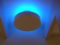 RGB LED cove uplite mushroom from Numinus