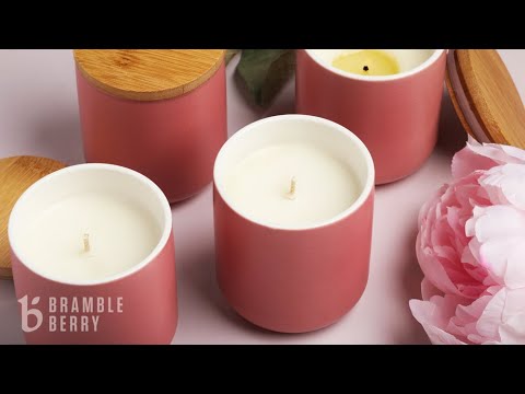 Peony and Amberwood Candle Kit