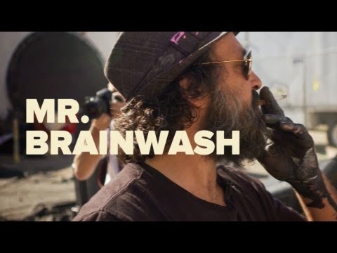 brainwash - Watch street artist, Thierry Guetta aka Mr. Brainwash share his story and his creative journey as he takes over an abandoned industrial warehouse space in th...
