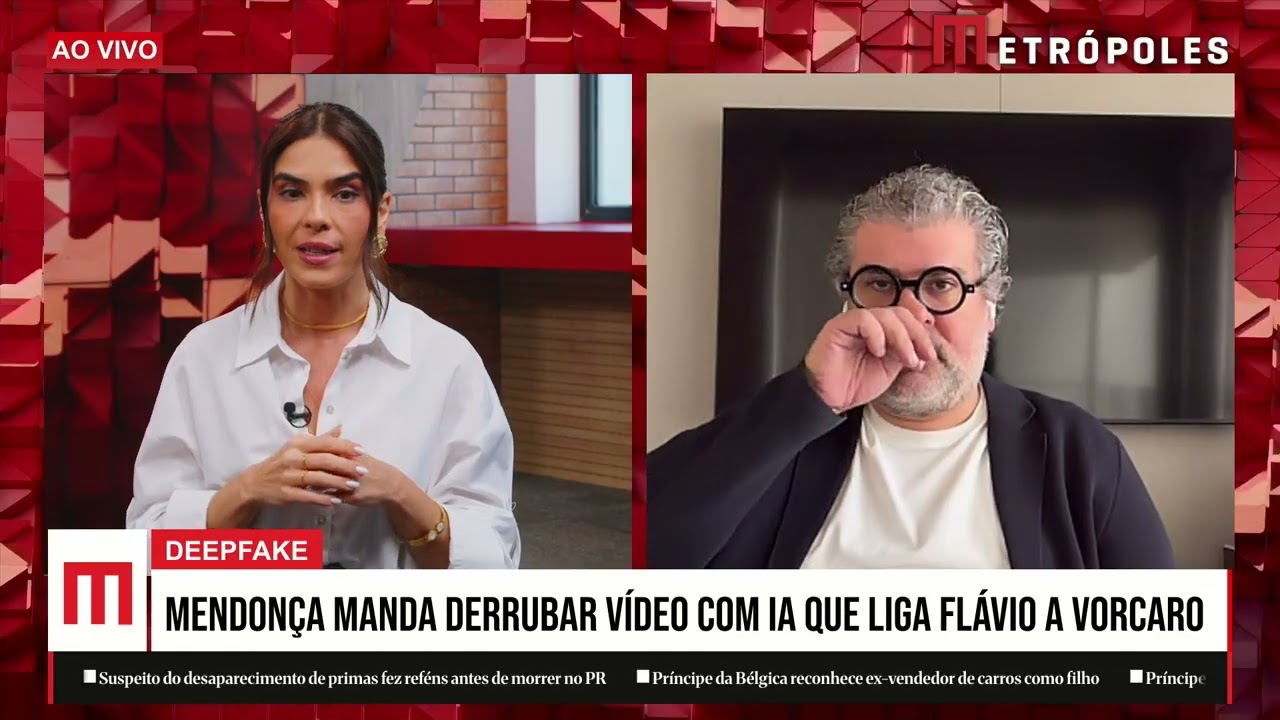 IA nas eleições: TSE manda retirar vídeo que associava Flávio Bolsonaro a Vorcaro