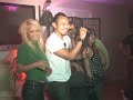 Vince sings with the girls