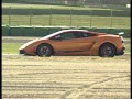 2011 Arancio Borealis Lamborghini Gallardo Superleggera LP570-4 at the track
