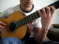 One Winged Angel on guitar