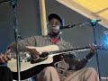 live at the festival's blue's tent