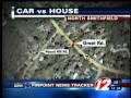 Car slams into North Smithfield house