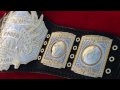 Re-leathered TNA Wrestling Championship Belt -- Custom, real leather strap