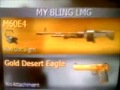 call of duty 4 i earn my golden lmg and golden shot gun