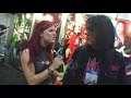 evil d of the genitorturers shows of the new dean demonator at namm 2008 dean guitars