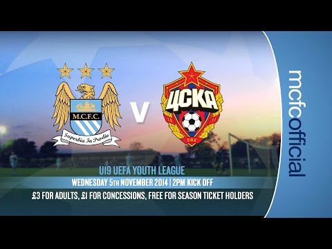 UEFA YOUTH LEAGUE PROMO | City EDS v CSKA Moscow 5th November