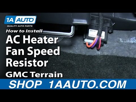 How To Install Replace AC Heater Fan Speed Resistor GMC Terrain Chevy Equinox