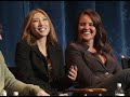 Actresses Dichen Lachman (Sierra) and Miracle Laurie (Mellie) talk about how much they like playing their characters. Actress Eliza Dushku (Echo) says she likes to watch the show. Actress Dichen Lachman (Sierra) says her character provides a way to talk about the ethical issues brought up by the Dollhouse.