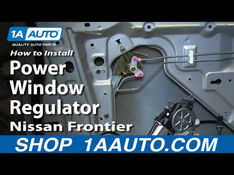 How To Install Replace Front Power Window Regulator 1998-04 Nissan Frontier and XTerra