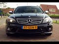 Driving Mercedes C63 AMG in Noordwijk