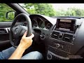 Driving Mercedes C63 AMG in Noordwijk