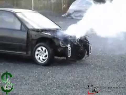 civic vtec wrecked