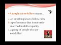 Advanced English 1b - Vocabulary - Olympic Games