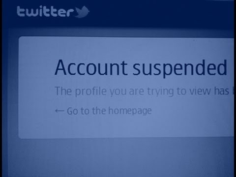 how to suspended twitter account