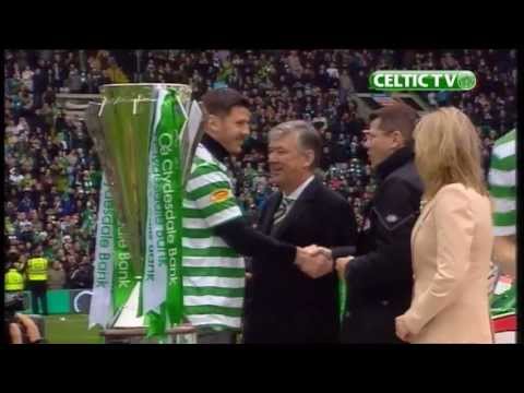 Celtic - From our behind the scenes camera: Watch the title celebrations unfold as Celtic pick up the SPL trophy following their 4-0 win over St Johnstone at Celtic P...