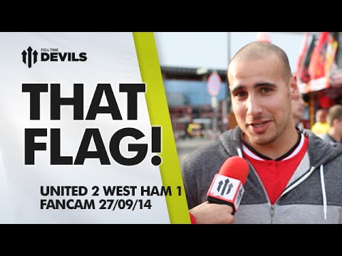 That Flag! | Manchester United 2 West Ham 1 | FANCAM That Flag! | Manchester United 2 West Ham 1 | FANCAM