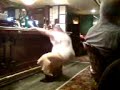 crazy lady dancing in the birches head hotel stoke on trent