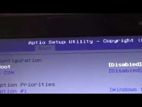 how to enable uefi