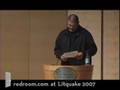 Adam Johnson at Litquake 2007. Reading at Sunday Storytime. 