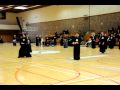 2010-05-21 | first Kyu exam Iaido ~> This is the first group of participants for the exam of first kyu. I am the guy sitting the closest to the camera. Everyone passed ()