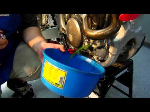 how to drain coolant out of ltr 450