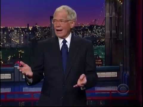Late Show with David Letterman - August 29, 2012 - Monologue