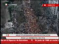 Vista a�rea de la Manifestaci�n del 3 de Febrero