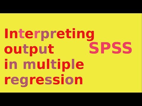 how to perform linear regression in spss