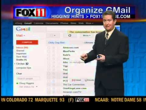 how to organize gmail by sender