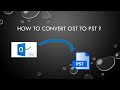 OST to PST Converter