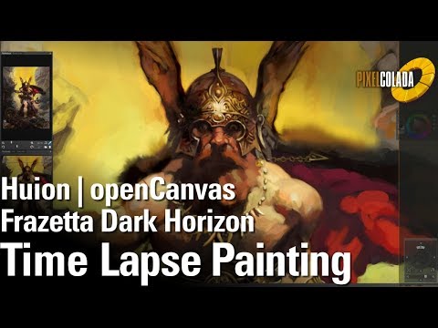 Huion | openCanvas | Frazetta | Dark Horizon