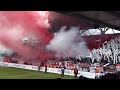 rot-weißer Rauch über Berlin | Union Berlin - Fortuna Düsseldorf | 19.11.11 1.FC vs. F95