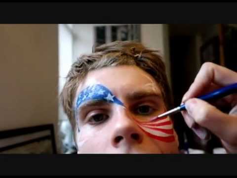 how to paint us flag