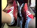 nike tn red and U-Bahn