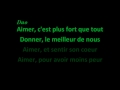 Vidéo Avec Paroles Aimer de Comédie Musicale Roméo et Juliette -- Aimer c'est ce qu'y a d'plus beau Aimer c'est monter si haut Et toucher les ailes des oiseaux Aimer c'est ce qu'y a d'plus beau Aimer c'est voler le temps Aimer c'est rester vivant Et brûler au cœur d'un volcan Aimer c'est c'qu'il ya de plus grand Aimer c'est plus fort que tout Donner le meilleur de nous Aimer et sentir son cœur Aimer pour avoir moins peur Aimer c'est ce qu'il ya d'plus beau Aimer c'est monter si haut Et toucher les ailes des oiseaux Aimer c'est ce qu'y a d'plus beau Aimer c'est voler le temps Aimer c'est rester vivant Et brûler au cœur d'un volcan Aimer c'est c'qu'il ya de plus grand Aimer c'est brûler ses nuits Aimer c'est payer le prix Et donner un sens à sa vie Aimer c'est brûler ses nuits Aimer c'est ce qu'y a d'plus beau Aimer c'est monter si haut Et toucher les ailes des oiseaux Aimer c'est ce qu'y a d'plus beau Aimer...