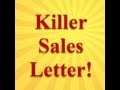 A Sales Letter For Prospecting and Lead Generation